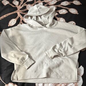 Abercrombie & Fitch Women's Beige Hooded Sweater